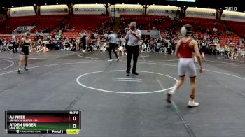 84 lbs Round 2 (8 Team) - Aj Pifer, Armory Athletics vs Ayden Unger, Lake WC