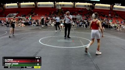 84 lbs Round 2 (8 Team) - Aj Pifer, Armory Athletics vs Ayden Unger, Lake WC