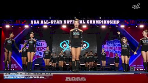 Cheer Extreme - Junior Black [2026 L1 Junior - Flex - Medium Day 2] 2026 NCA All-Star National Championship
