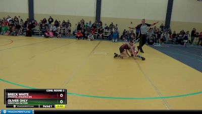 70 lbs Cons. Round 2 - Oliver Ohly, Wrestling Factory vs Breck White, Immortal Athletics WC