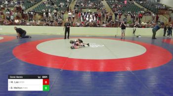 55 lbs Consolation - Maxwell Lee, Georgia vs Benson Melton, Forsyth Central Wrestling