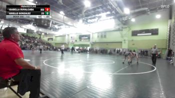 110 lbs Semifinal - Giselle Gonzalez, SAN FERNANDO vs Isabella Ruvalcaba, MONROE