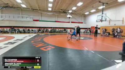 108 lbs Quarterfinal - Eli Schiffer, Buffalo Outlaws Wrestling vs Bridger Elliott, Windy City Wrestlers