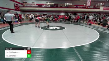 285 lbs Round Of 16 - Maddox Colclough, Whitman-Hanson vs Cydell Sanchez, King Philip