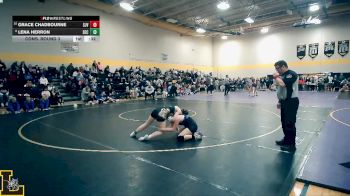 135 lbs Cons. Round 3 - Lena Herron, Seckman vs Grace Chadbourne, Seckman JV