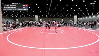 95 lbs Champ. Round 2 - Leslie Marquez, Rogers High School Wrestling vs Yazmeen Sonora, Red Fox