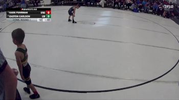 12 lbs Cons. Round 1 - Kade Fuhrman, Gretna Youth Wrestling Club vs Easton Carlson, Little Cougar Wrestling