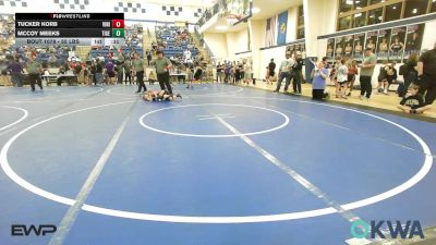 55 lbs Rr Rnd 4 - Tucker Korb, Vinita Kids Wrestling vs McCoy Meeks, Tiger Trained Wrestling