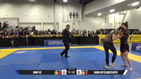 Sarah Joy Elizabeth Keys vs Jenny Lee 2025 World IBJJF Jiu-Jitsu No-Gi Championship