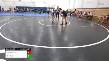 150 lbs Cons. Round 5 - Eli Reyes, Kingsburg vs Santos Frausto, Falcon WC