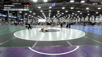 132 lbs Round Of 64 - Luca Schinelli, VA vs Cody Bui, NC