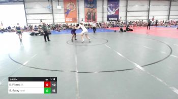 220 lbs Rr Rnd 1 - Eddie Flores, Combat Athletics Red vs Brendan Raley, North Hunterdon