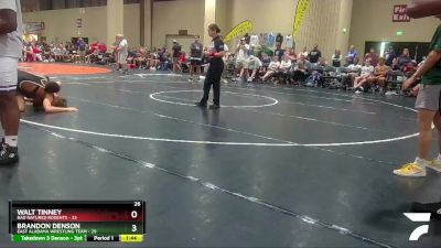 190 lbs Round 3 (6 Team) - Walt Tinney, Bad Natured Rodents vs Brandon Denson, East Alabama Wrestling Team