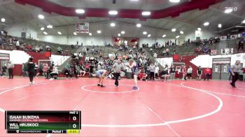 120 lbs Cons. Round 7 - Isaiah Buikema, Hanover Central High School vs Will Hruskoci, Fishers