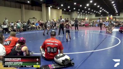 75 lbs Round 4 (8 Team) - Andrew Sanford, Williamson County WC vs Gideon Batcher, Panhandle Punishers