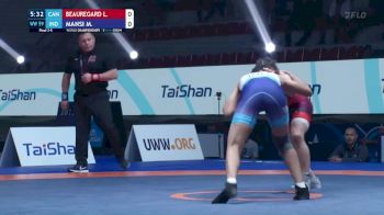 59 kg Final 3-5 - Laurence Beauregard, Canada vs Mansi Mansi, India