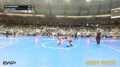 64 lbs Consi Of 8 #1 - Jax Wankowski, Thoroughbred Wrestling Academy vs Kaleb Olsen, Fitness Fight Factory Wrestling Club