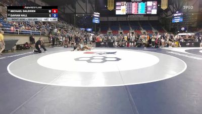 150 lbs Champ. Rd Of 32 - Michael Daleiden, WI vs Davian Hall, IL