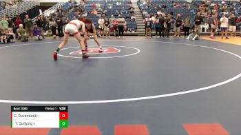 109 lbs Cons. Round 8 - Traevon Ducking, Brownsburg vs Cody Duvendack, Bedford