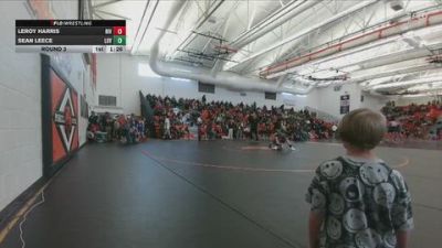 78-81 lbs Round 3 - Sean Leece, Lovell Middle School vs Leroy Harris, Riverton Middle School