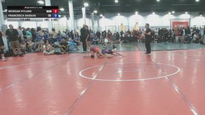 115 lbs Rr Rnd 1 - Morgan Hyland, MGW Savage Sisters - GK12E vs Francesca Dasilva, The U - GK12E