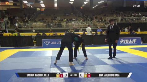 Tina Jacqueline Baba vs Sandra Inacio De Melo 2025 Pan Jiu Jitsu IBJJF Championship