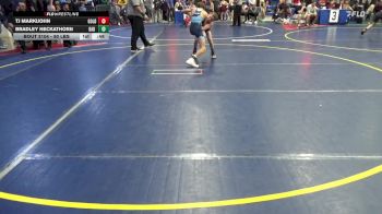90 lbs Round Of 16 - TJ Markijohn, Gold Schopp vs Bradley Heckathorn, Bad Karma