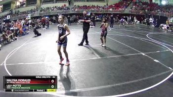 82 lbs Champ. Round 2 - Lily Potts, WWC Predator Wrestling vs Malyna Morales, Jr. Viking Wrestling Club