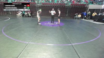 157 lbs Quarterfinal - Hunter Rawl, Pelion vs Ashton Brazell, North Central