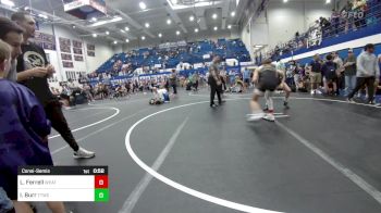 126 lbs Consolation - Luke Ferrell, Weatherford Youth Wrestling vs Ike Burr, Team Tulsa Wrestling Club