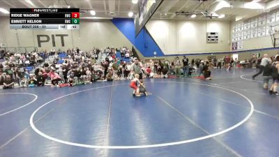 51 lbs Cons. Round 2 - Emmett Nelson, Holladay vs Ridge Wagner, Warrior Wrestling Club