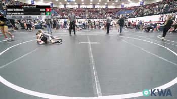 49 lbs Consi Of 8 #2 - Reed Daniels, Huskey Wrestling Club vs Kooper Bass, Kingfisher YellowJackets