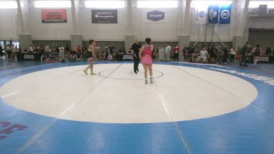 110 lbs Cons. Sub-quarters - Alexa Juarez, Patriots Wrestling Club vs Riley Meyer, Diamondville Wrestling Club