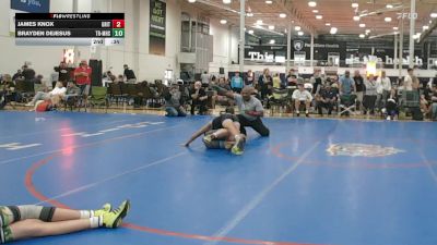 102 lbs Semifinal - James Knox, Grit Mat Club Blue - HSC vs Brayden Dejesus, Triumph - HSC