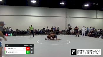 138 lbs Quarterfinals (8 Team) - Tahir Perkins, Team Thunder vs Gavin Linsman, Kansas Marshals