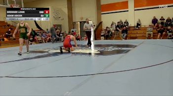 190 lbs Round 2 (6 Team) - Adam Adcox, Basehor-Linwood HS vs Brenner Lowe, Highland-Doniphan West HS/Hiawatha HS/Troy HS