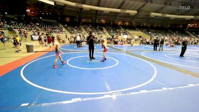 76 lbs Consi Of 4 - Rylan Jenkins, Fort Gibson Youth Wrestling vs Journy Janes, Wagoner Takedown Club