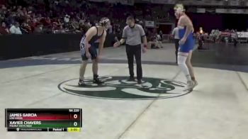5A 220 lbs Champ. Round 1 - Xavier Chavers, Piedra Vista High vs James Garcia, Los Lunas