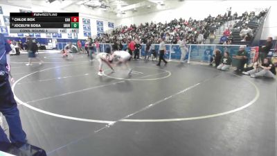 125 lbs Cons. Round 4 - Chloe Box, Canyon (Anaheim) vs Jocelyn Sosa, Schurr