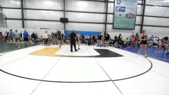 71 lbs Rr Rnd 7 - Abigail Eggleston, VA Killers - W vs Maddison Miller, PA West Yellow - W