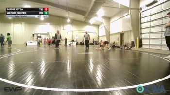 58 lbs 2nd Place - Ronnie Leyba, Team Tulsa Wrestling Club vs Waylon Cooper, Sperry Wrestling Club