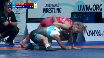 50 kg Final 1-2 - Sage Raine Mortimer, United States vs Natalia Pudova, Individual Neutral Athletes