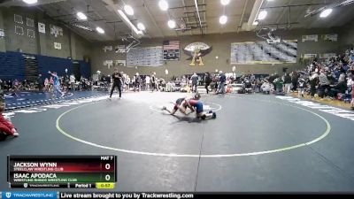 106 lbs Round 1 - Isaac Apodaca, Wrestling Rhinos Wrestling Club vs Jackson Wynn, Steelclaw Wrestling Club