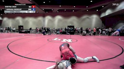 125 lbs Cons. Semis - Sheyna Cruz, New Jersey vs Adriana DeGroat, Massachusetts