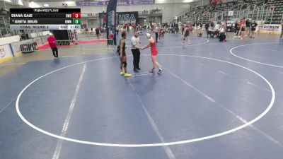 Junior Girls - 145 lbs Cons. Round 5 - Ashley Thompson, Rogers High School Wrestling vs Kamahni Jackson, Team Hammer Wrestling Academy