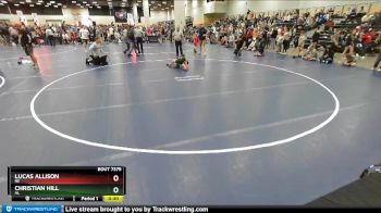 63 lbs Cons. Round 3 - Lucas Allison, NE vs Christian Hill, AL