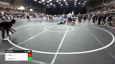 73 lbs Consi Of 8 #2 - Jace Lopez, NM Gold vs Sebastian Altman, Black Fox Wrestling Academy