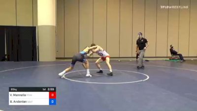 65 kg Prelims - Vincent Mannella, Pennsylvania RTC vs Bryce Andonian, Southeast RTC, Inc