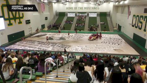 Foothill HS (NV) "Henderson NV" at 2026 WGI Guard Manhattan Beach Regional+