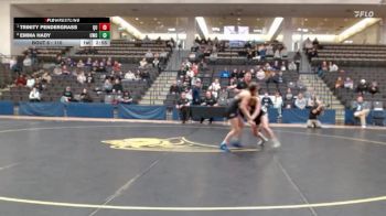 110 lbs Quarterfinal - Trinity Pendergrass, Quincy vs Emma Hady, Wisconsin - Oshkosh